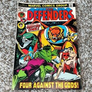 VINTAGE 1972 MARVEL THE DEFENDERS Against The Gods Bronze Age Comic #3